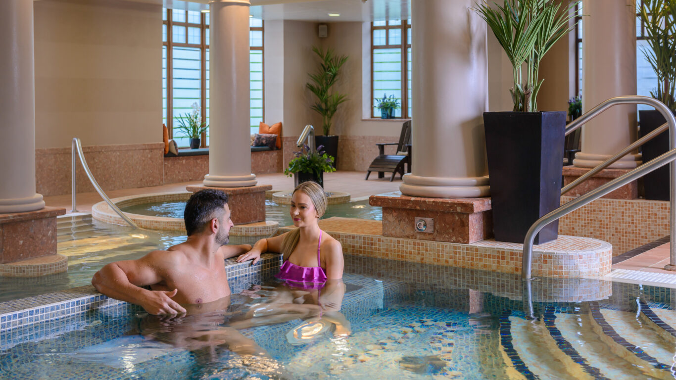 couple relaxing in Anú Spa Vitality Suite